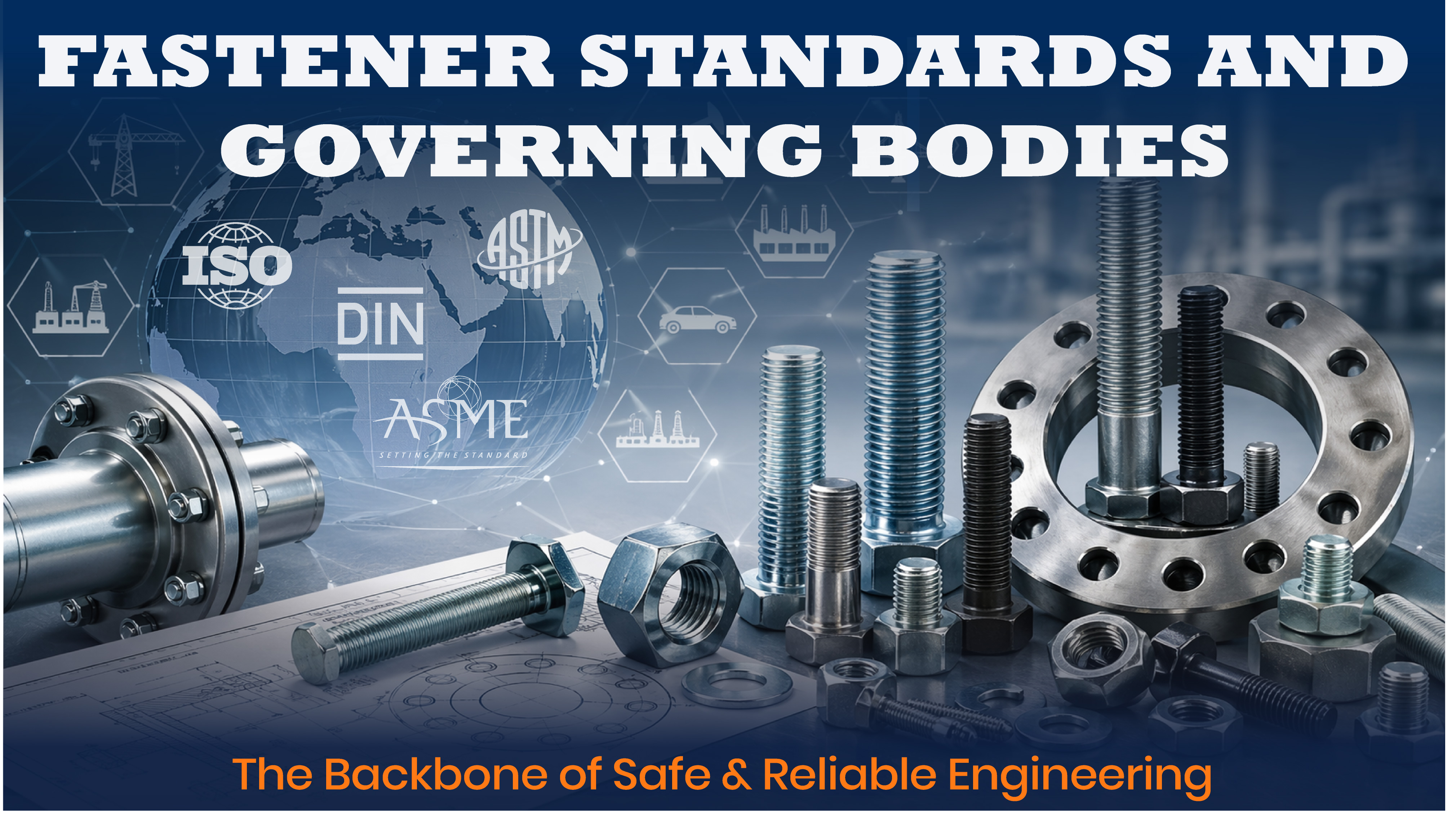 🔩 Fastener Standards & Governing Bodies: The Backbone of Safe & Reliable Engineering