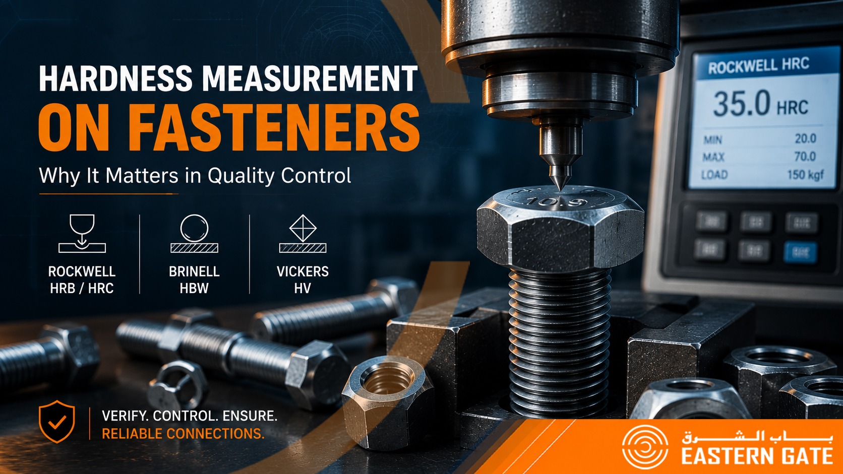 Hardness Measurement on Fasteners: Why It Matters in Quality Control